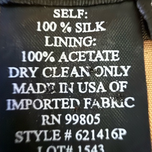 BIGIO Collection 💯% Silk Bronze / Gold Woman’s Jacket Vtg Special Occasion - Picture 8 of 8